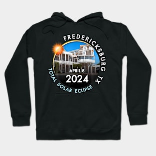 2024 Total Solar Eclipse Totality Fredericksburg Texas 26 Hoodie